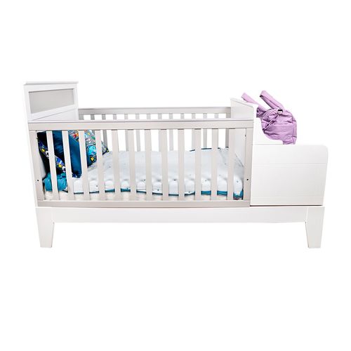 Cuna de madera para bebé My Things blanco cuprisba