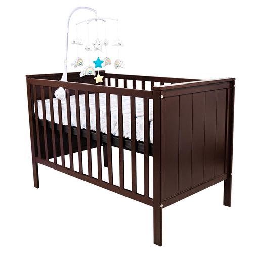Cuna de madera para bebé My Things blanco cuarsen