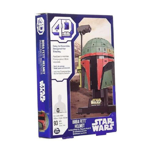 Rompecabezas 4D Casco Boba Fett Spinmaster Multicolor 6069822