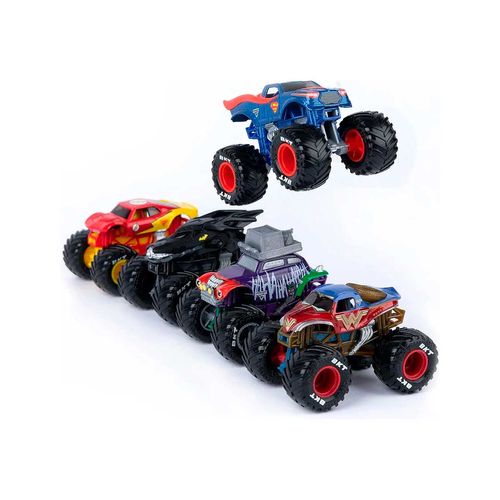 Set De 5 Camionetas Dc Monster Jam Multicolor 6066792