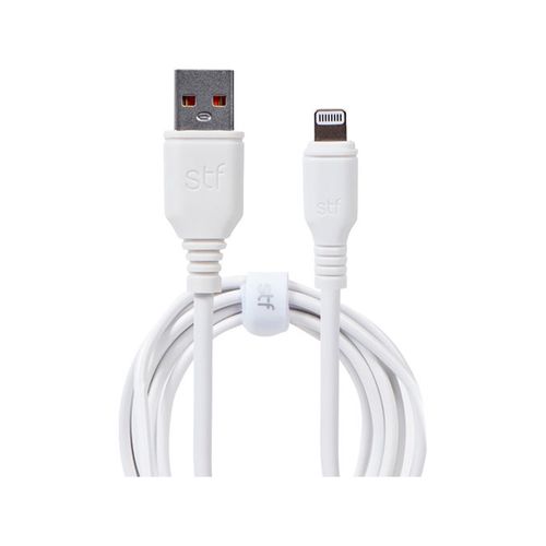 Cable de datos usb a lightning Stuffactory blanco st-a36861 27w