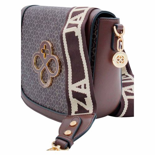 Bolso Crossbody Para Dama Jaime Ibiza Chocolate mini JI 2448