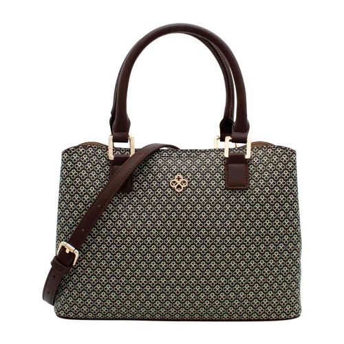 Bolso Satchel Para Dama Jaime Ibiza Chocolate micro JI 2464