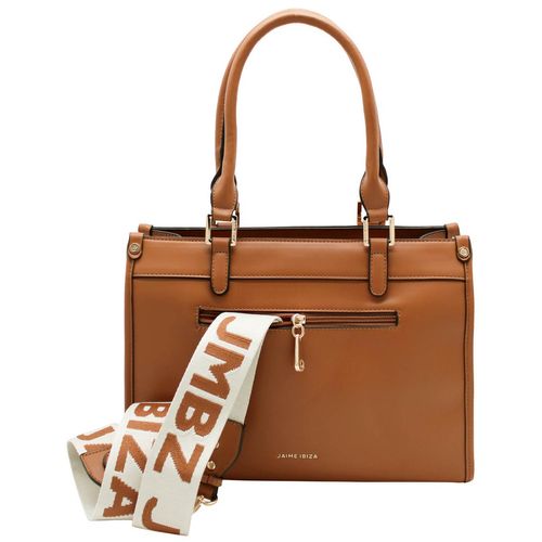 Bolso Satchel Para Dama Jaime Ibiza Caramelo JI 2467