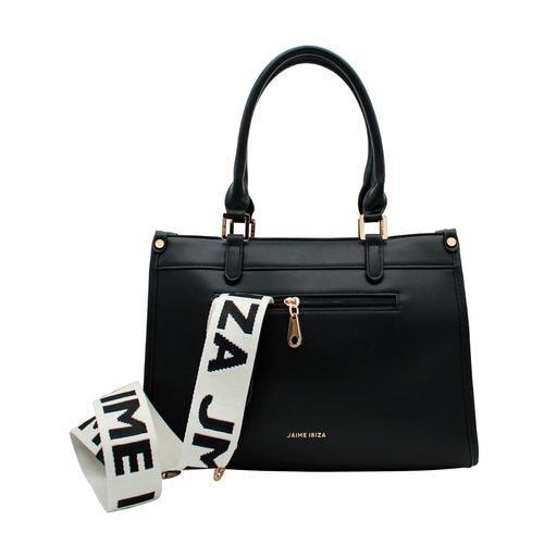 Bolso Satchel Para Dama Jaime Ibiza Negro JI 2467