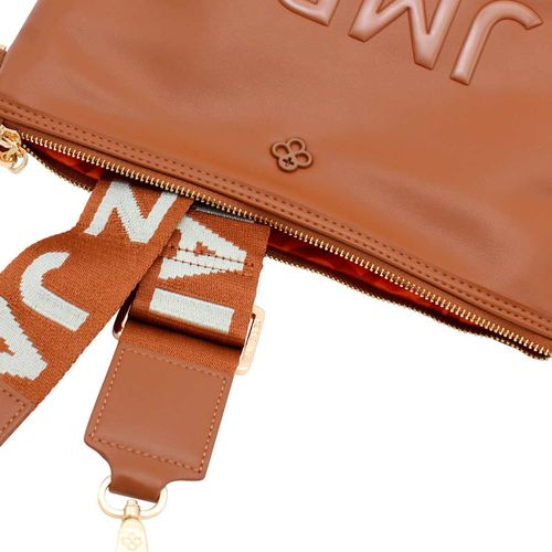 Cosmetiquera Crossbody  Para Dama Jaime Ibiza Caramelo JI 235