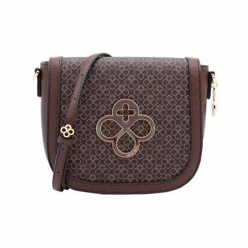 Bolso Crossbody Para Dama Jaime Ibiza Chocolate mini JI 2448