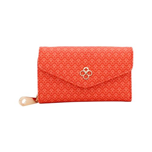 Cartera Para Dama Jaime Ibiza Chocolate Micro Naranja JI 521