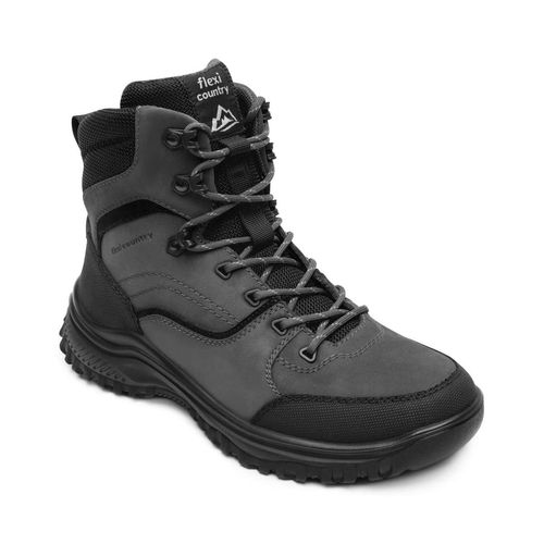 Bota Casual Para Caballero Flexi Gris 418102