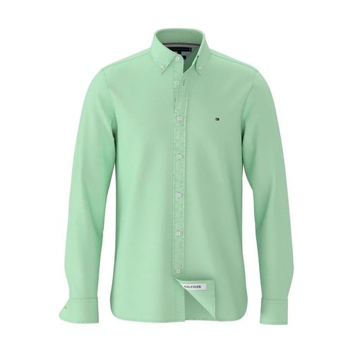 Camisa Casual Para Caballero Tommy Hilfiger Verde MW0MW33782-LXZ