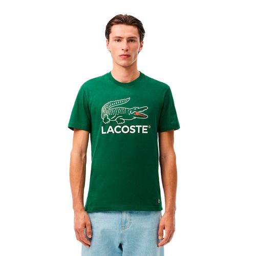 Playera Casual Para Caballero Lacoste Verde TH1285-132