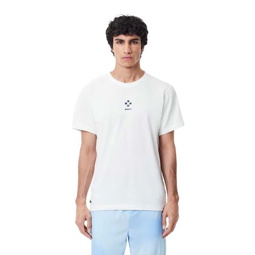 Playera Casual Para Caballero Lacoste Blanco TH9447-001