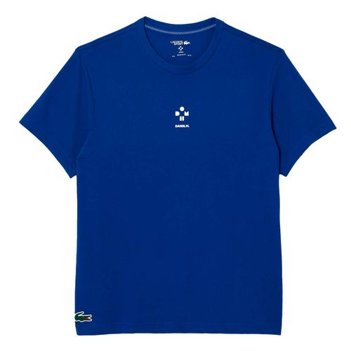 Playera Casual Para Caballero Lacoste Azul TH9447-X0U