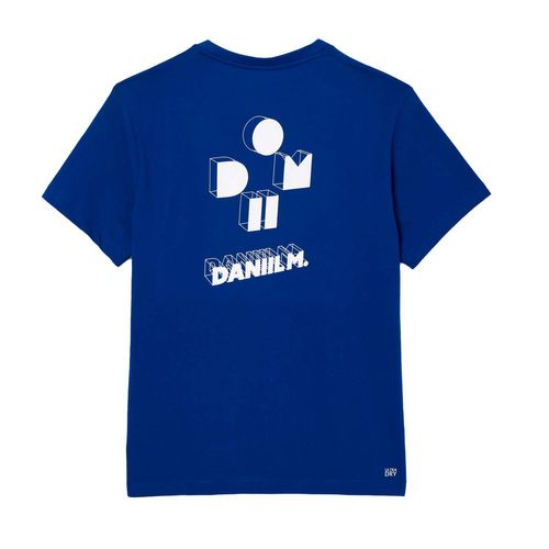 Playera Casual Para Caballero Lacoste Azul TH9447-X0U