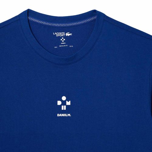Playera Casual Para Caballero Lacoste Azul TH9447-X0U