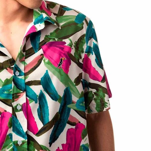 Camisa Casual Para Caballero Tucane Multicolor GRAPHIC.SHIRT