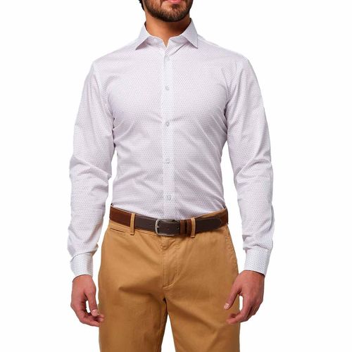 Camisa De Vestir Para Caballero Calvin Klein Blanco 17CK490-690