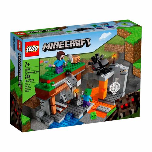 Set De Mina Abandonada Minecraft Armable Lego Multicolor 21166