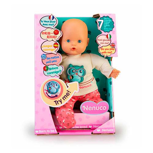 Muñeco de 7 idiomas Nenuco multicolor nfn78000