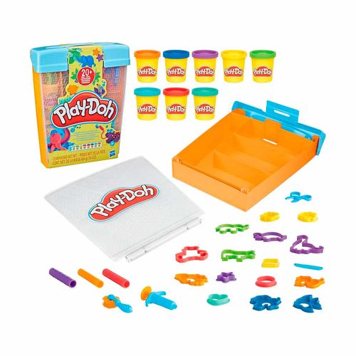 Set almacenamiento de animales Play Doh multicolor f7381