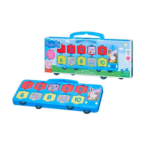 Juguete Didactico 123 Bus Peppa Pig Multicolor F6411