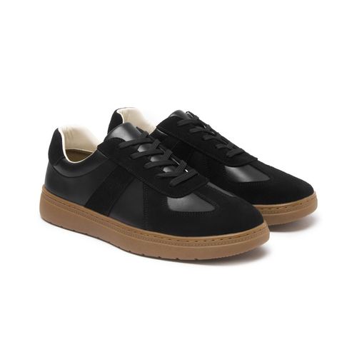 Tenis Choclo Para Caballero Flexi Negro 418301