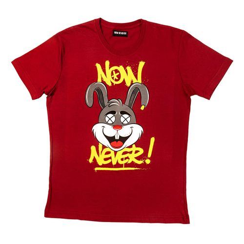 Playera Casual Para Caballero Now Or Never Rojo 311524-502