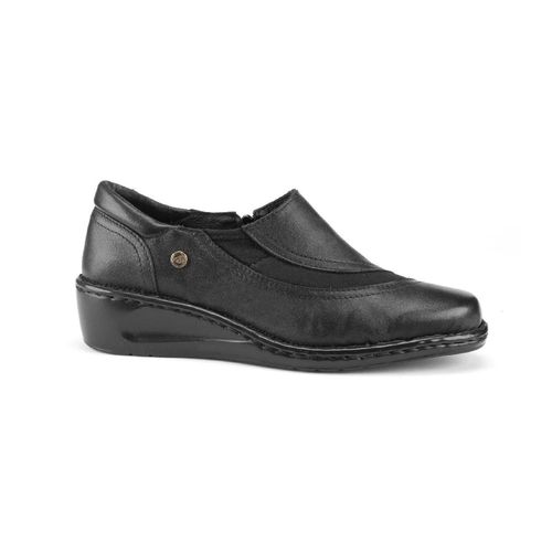 Zapato Confort Para Dama Lobo Solo Negro 4843