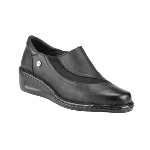 Zapato Confort Para Dama Lobo Solo Negro 4843