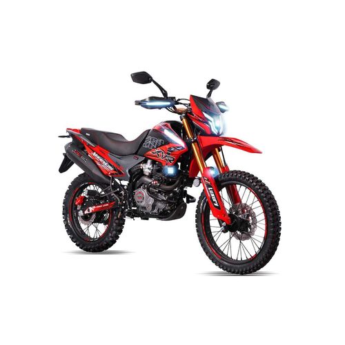 Motocicleta doble propósito Veloci rojo xeverus 300 CC 2025