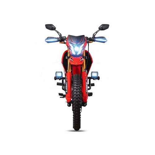 Motocicleta doble propósito Veloci rojo xeverus 300 CC 2025