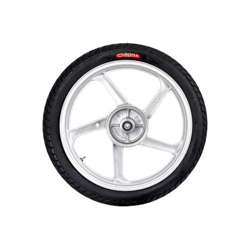 Llanta Para Motocicleta 2.75-17 6Pr Roda Negro6PR TL CALLE