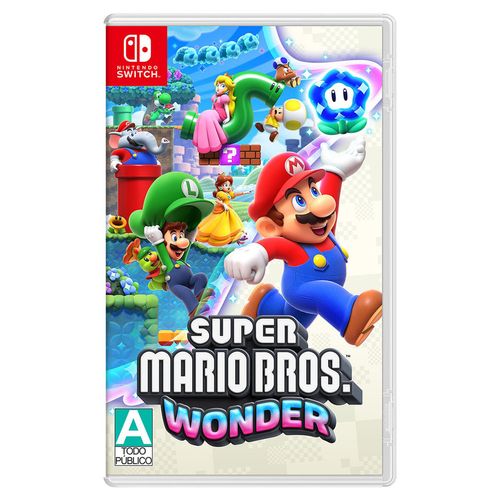 Videojuego super mario bros wonder nsw