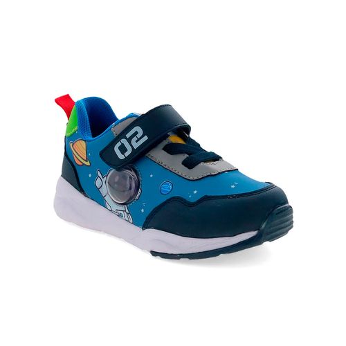 Tenis casual para niño Vavito azul va730505st