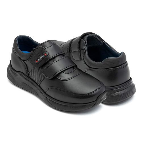 Zapato escolar para niño Yuyin negro 24342