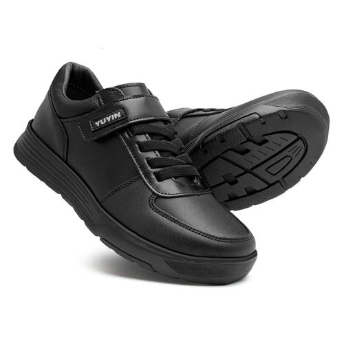 Zapato escolar para niño Yuyin negro 24293