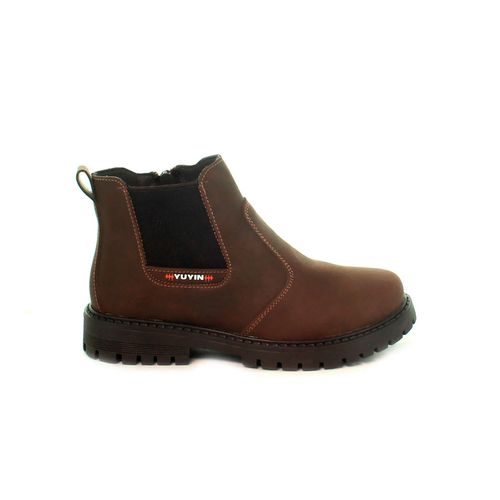 Bota Casual Para Niño Yuyin Chocolate 24571