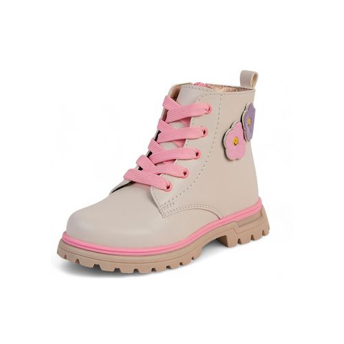 Bota casual para niña Yuyin beige 24501