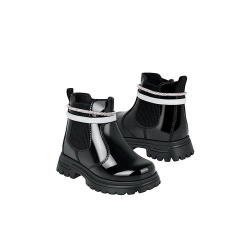 Bota Casual Para Niña Yuyin Negro 24506