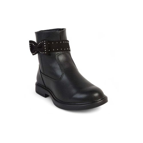 Bota Casual Para Niña Yuyin Negro 24541