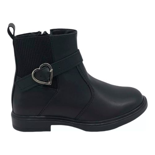 Bota Casual Para Niña Yuyin Negro 24540