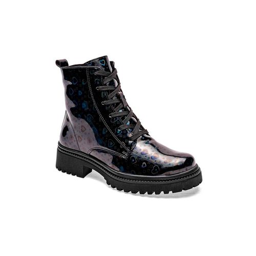 Bota Casual Para Niña Yuyin Negro 24511