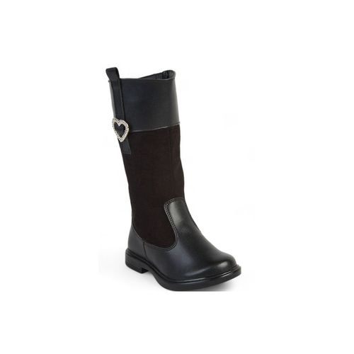 Bota Casual Para Niña Yuyin Negro 24553