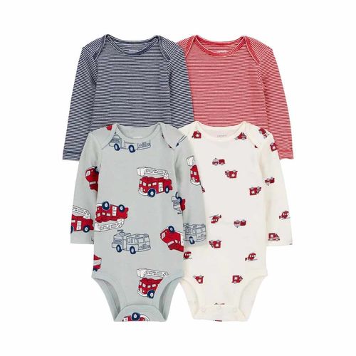 Set De 4 Pañaleros Para Bebé Carters Multicolor 1R584110