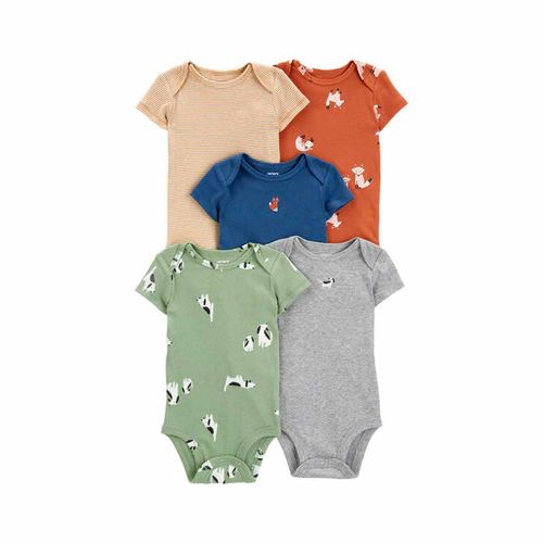 Set De 5 Pañaleros Para Bebé Carters Multicolor 1R599510