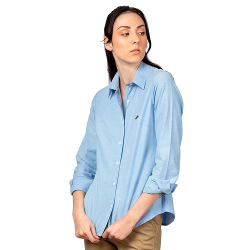 Blusa Camisera Para Dama Tucane Azul OXFORD ORIGINAL