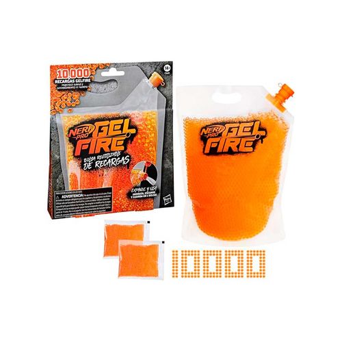 Recargas de gelfire deshidratadas Nerf multicolor f7629