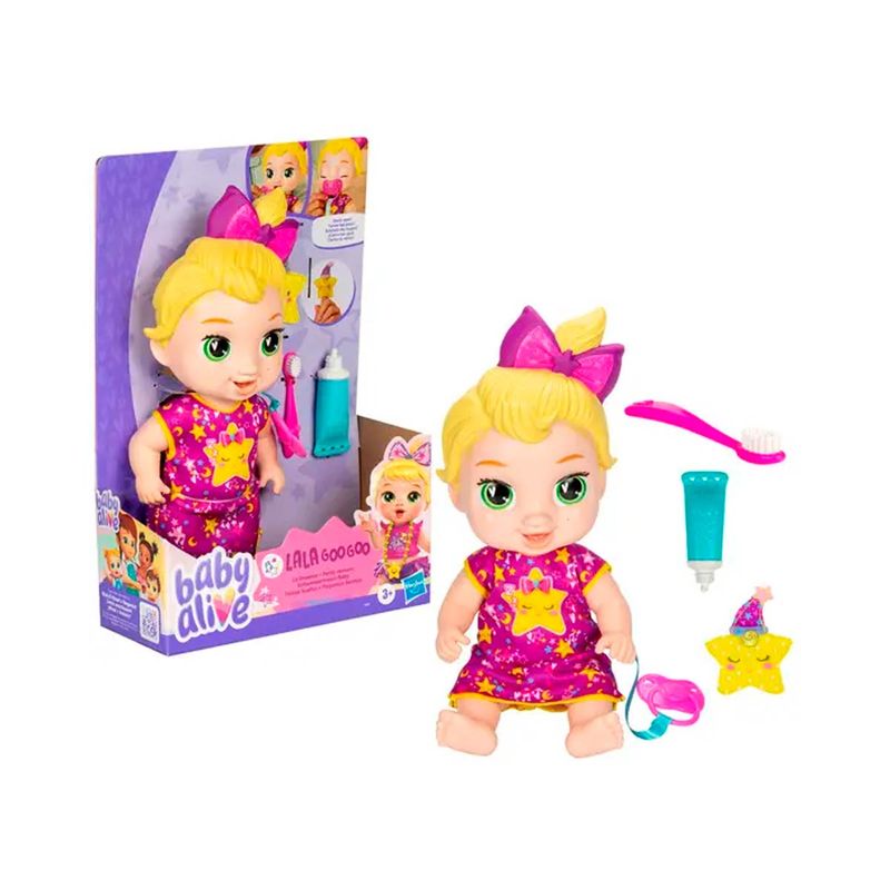 Muneca Lala Googoo Felices Suenos Baby Alive Multicolor F9856 La Marina