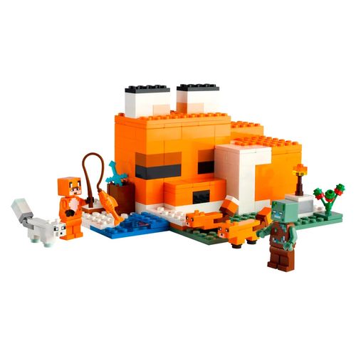 Set de el refugio zorro armable Lego multicolor 21178