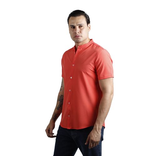 Camisa Casual Para Caballero Authentic Lyon Coral 212114-603